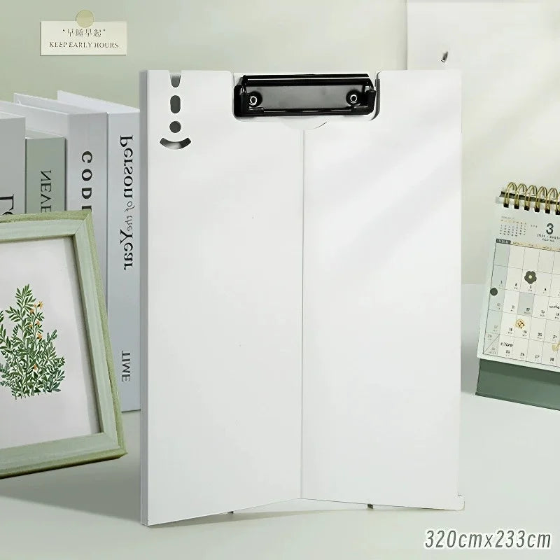 Foldable Plastic Clipboard with Storage Folder | A3 & A4