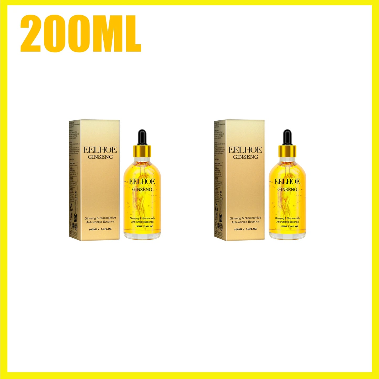 EELHOE Ginseng Face Essence 100ml | Hydrating Anti-Aging Serum