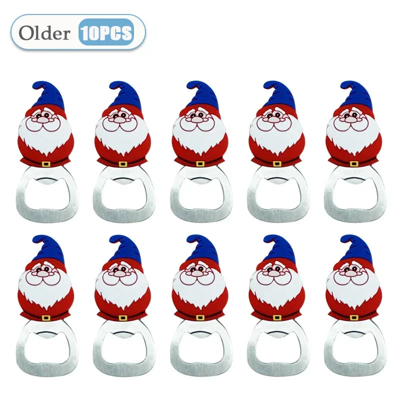 Christmas Magnetic Bottle Opener | Santa Silicone Fridge Magnet