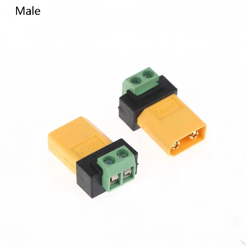 Solderless XT60 to 2-Pin Adapter for Drone & Balance Charger