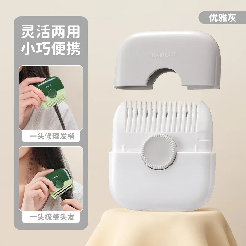 2-in-1 Hair Cutting & Thinning Comb | Split End Trimmer