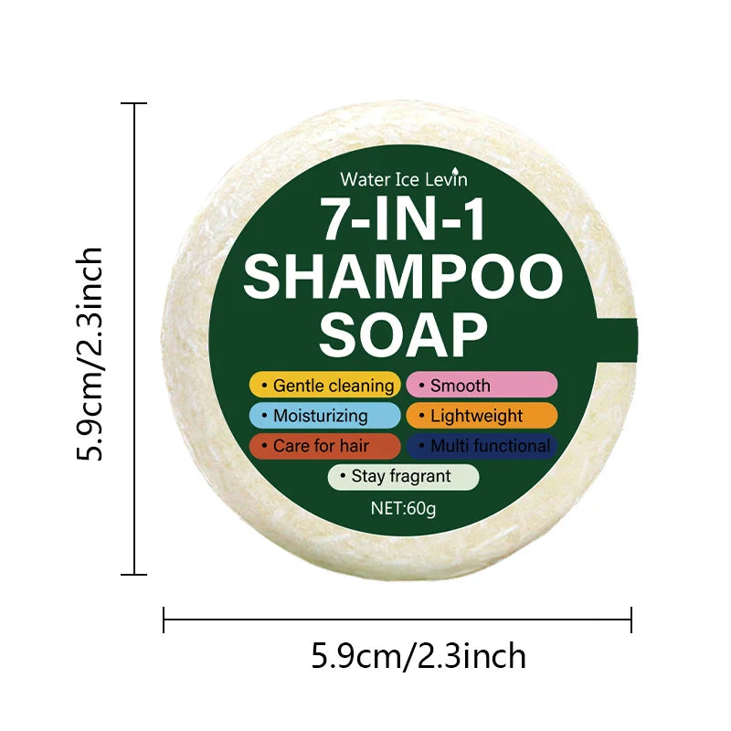 7-in-1 Plant-Based Shampoo Soap Bar | Hydrating & Cleansing
