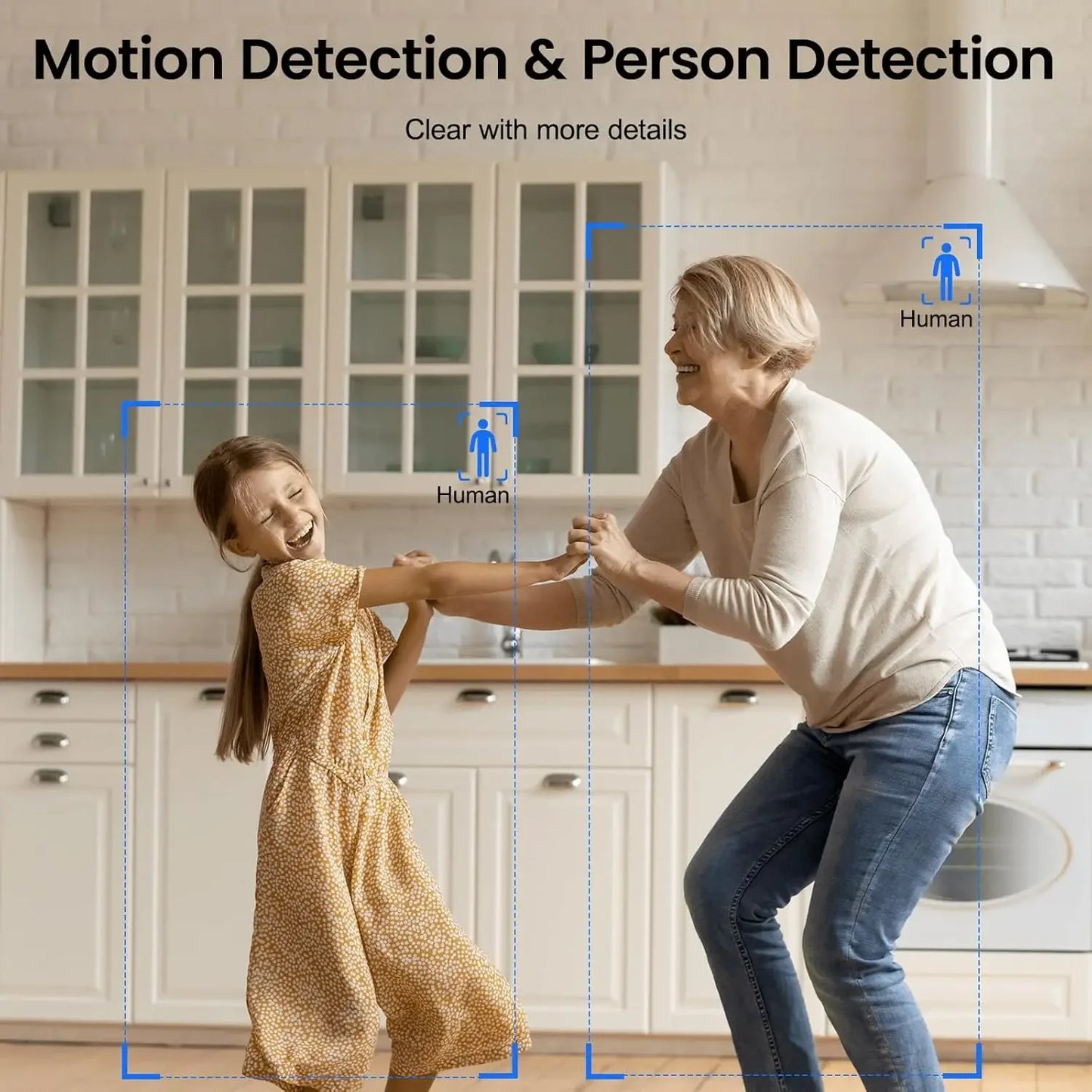 2K Indoor Security Camera with 360° View, Motion Alert, Alexa/Google Home Compatible, 2-Pack for Home Monitoring Peaceful Pleasures Health and Wellness