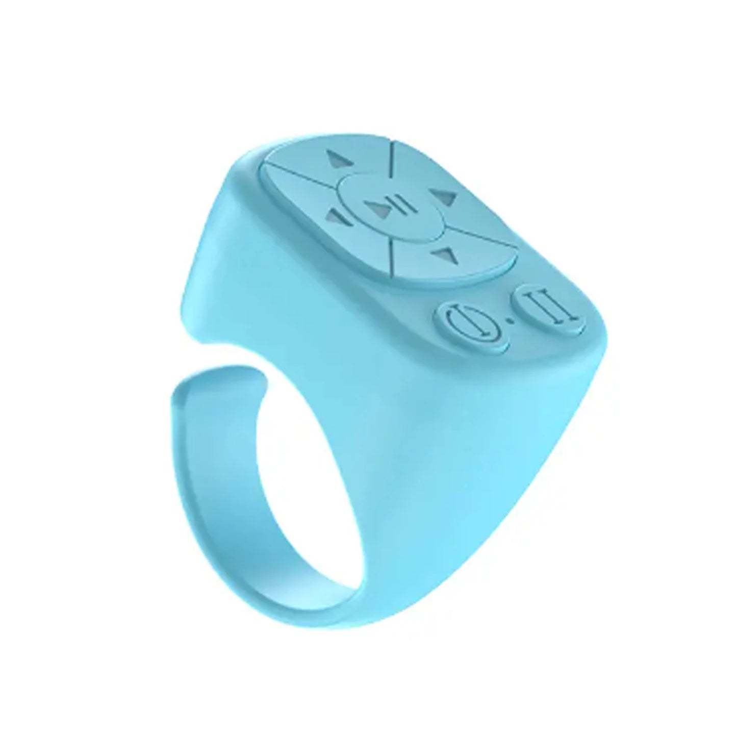 Bluetooth Ring Remote – Page Turner, Shutter & Scroll Control Peaceful Pleasures Health and Wellness Blue