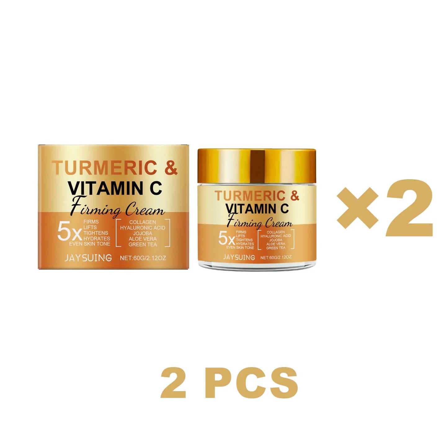 Jaysuing Turmeric Vitamin C Face Cream | Brighten & Firm Skin