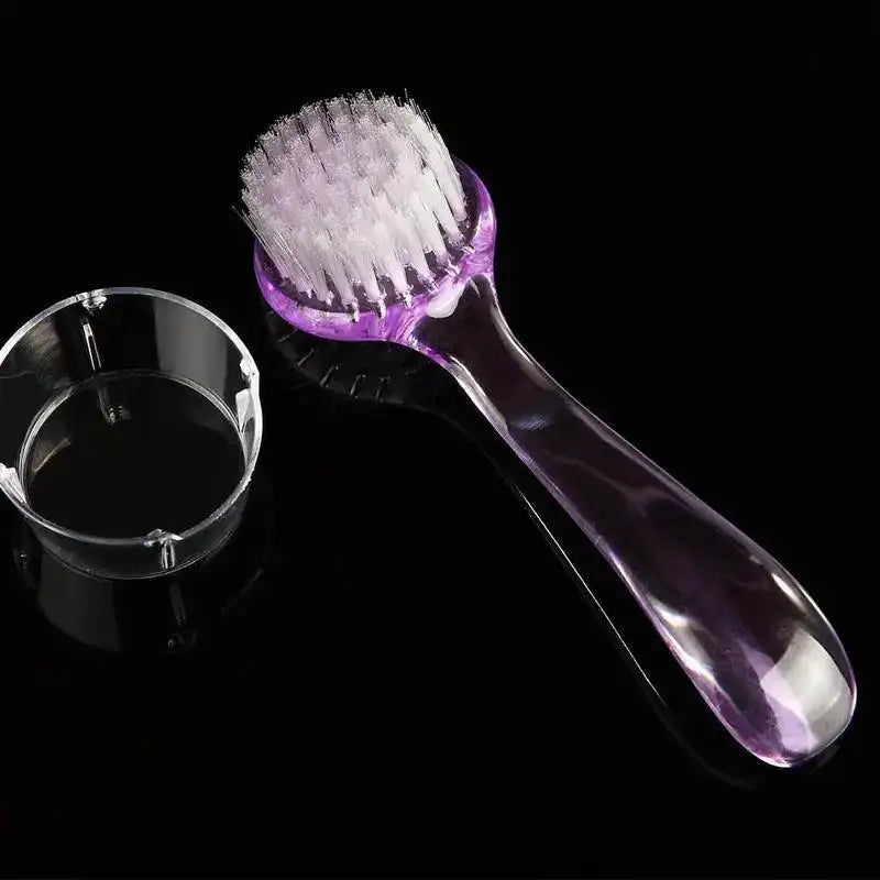 Soft Nail Dust Brush with Cover – Manicure Cleaning Brush Peaceful Pleasures Health and Wellness