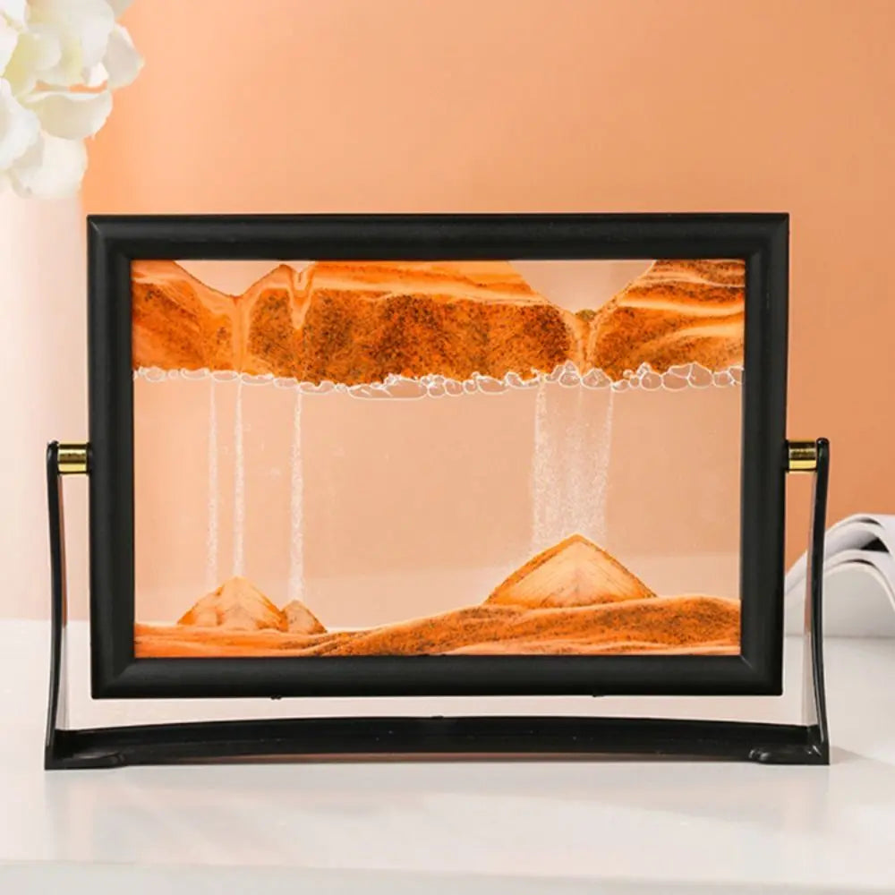 Rotatable 3D Sand Art Picture | Flowing Sandscape Home Décor