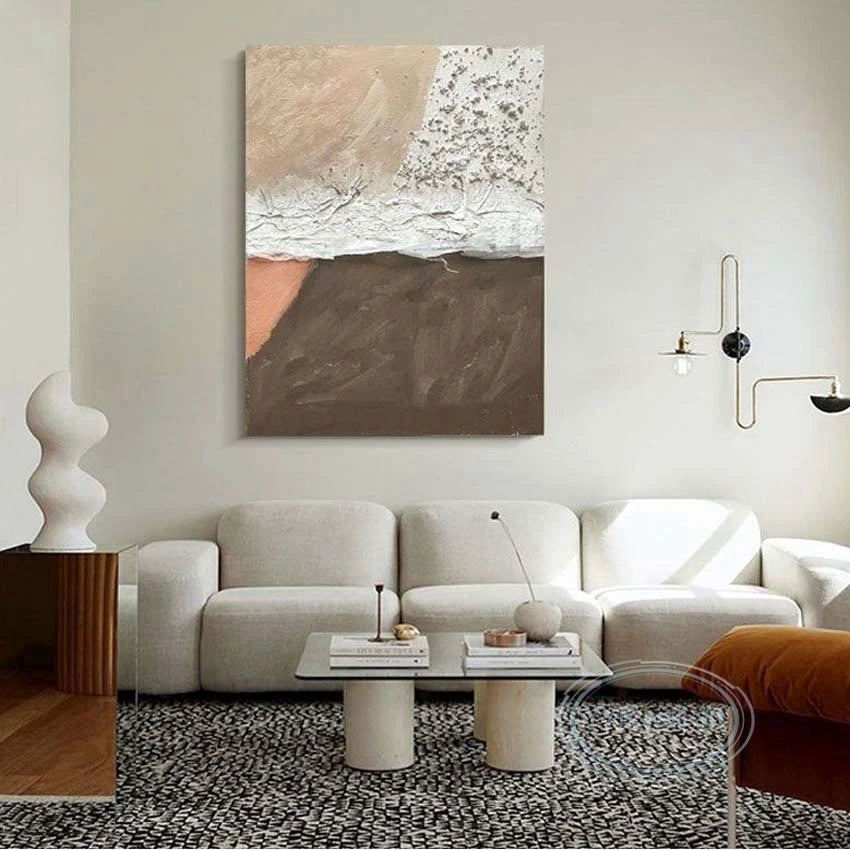 Home Decor Oil Painting Modern Acrylic Abstract Texture 100% Handmade Wall Art Hanging Picture High Quality Custom Canvas Poster Peaceful Pleasures Health and Wellness