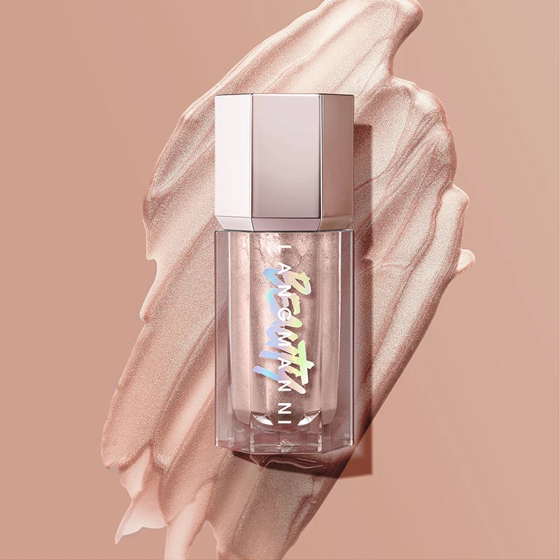 3 Colors Face Brightening Cream, Glitter Highly Saturated Liquid Highlighter, Bright Color Face Contour Makeup Highlighting Peaceful Pleasures Health and Wellness 02