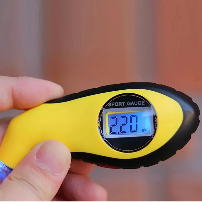 Digital Tire Pressure Gauge 150PSI LCD Backlight Air Pressure Meter Auto Tyre Tester for Car Bike Truck Peaceful Pleasures Health and Wellness