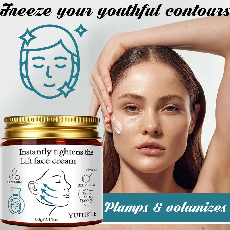 YUITIKUE Bee Venom Lift Face Cream – Firm & Brighten Skin Firming Face Cream Peaceful Pleasures Health and Wellness