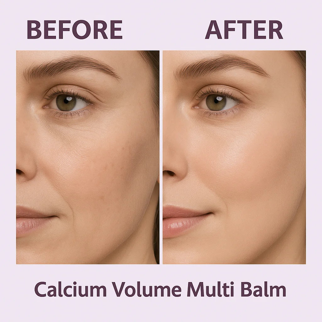 Calcium Volume Multi Balm for Smoothing Fine Lines Firms and lifts Eye Skin Wrinkle Stick for Unisex Brightens and Soothes Skin Peaceful Pleasures Health and Wellness