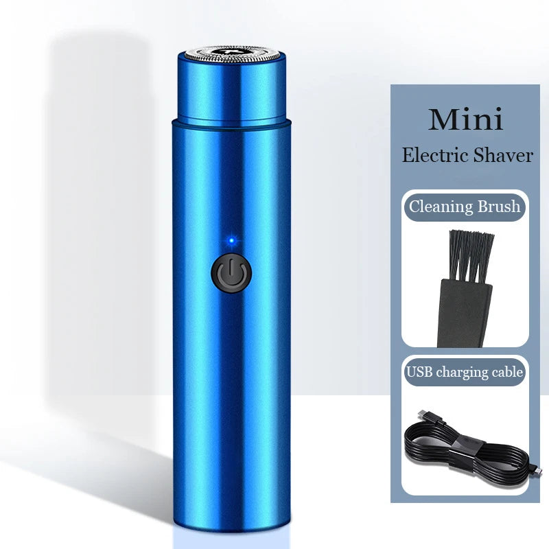 Mini Portable Electric Shaver for Men – USB Rechargeable Razor