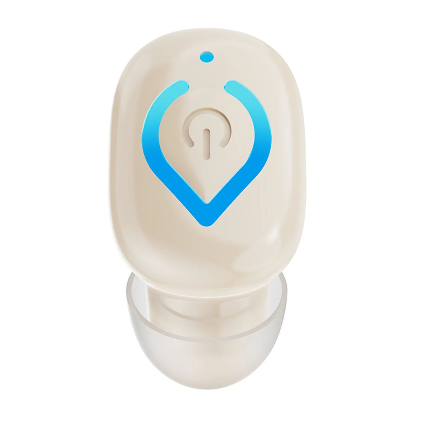BT 6.1 Wireless Mini Single Earbud With Mic Invisible Earbuds Noise Canceling Earphones for Smart Phones PC TV Audiobook Peaceful Pleasures Health and Wellness color