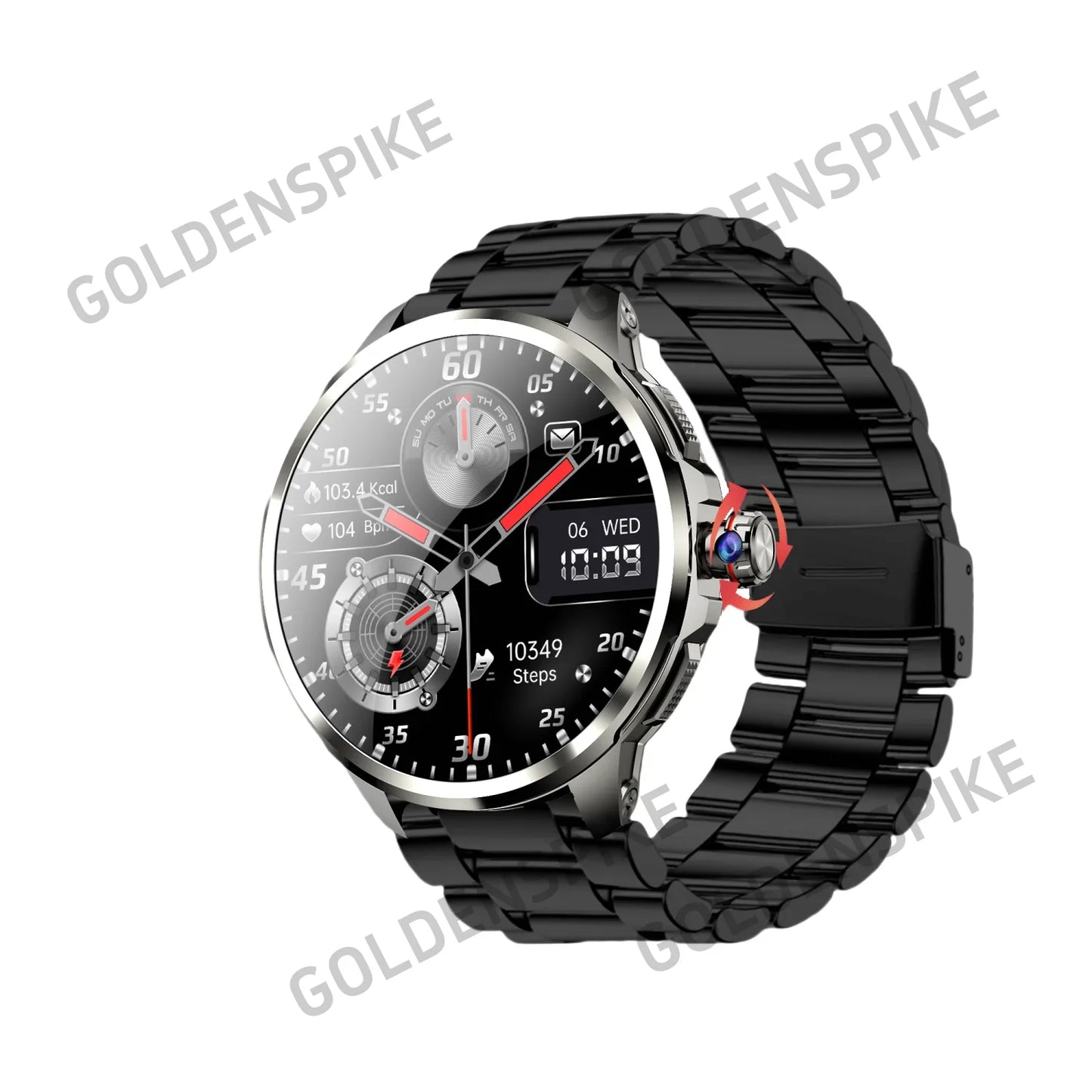 Goldenspike H99 4G Android Smartwatch 32GB+256GB HD Camera GPS