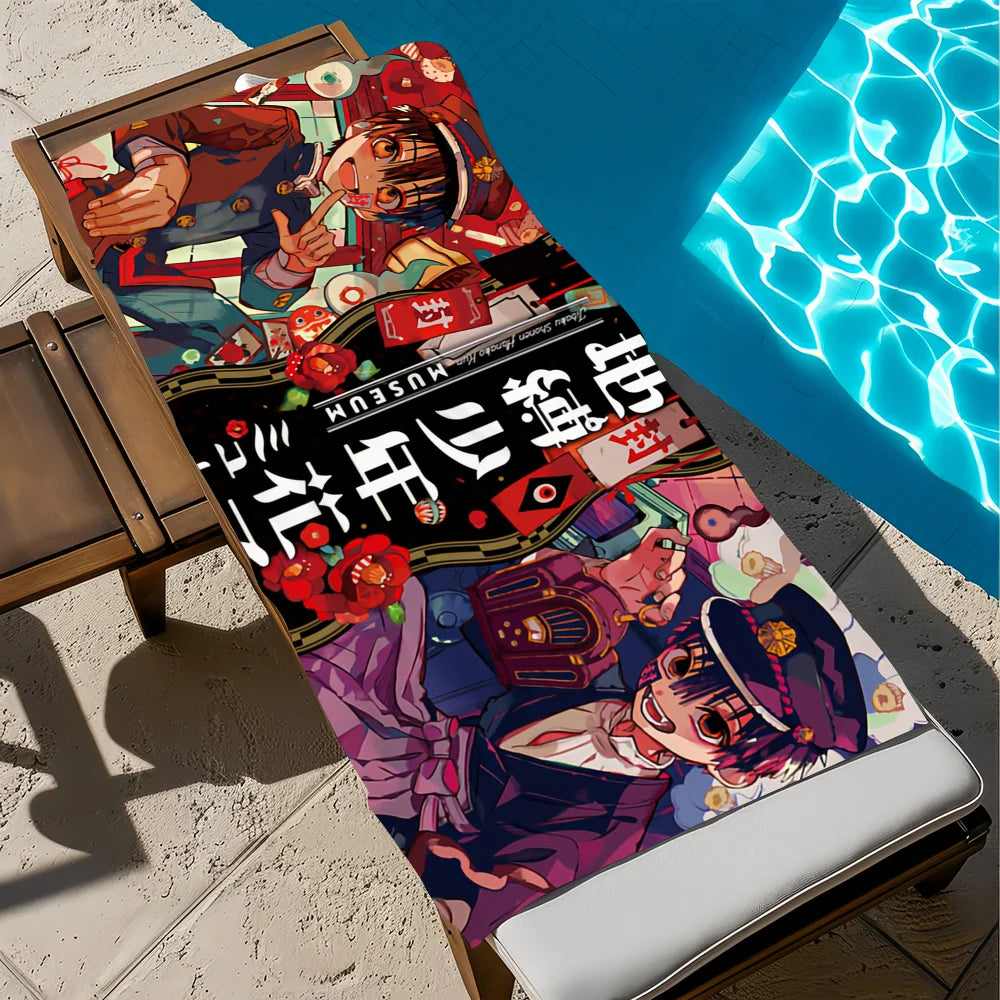 Toilet-Bound Hanako-Kun Anime Quick Dry Beach Towel Anime Beach Towel Peaceful Pleasures Health and Wellness z3 STJ90x180CM