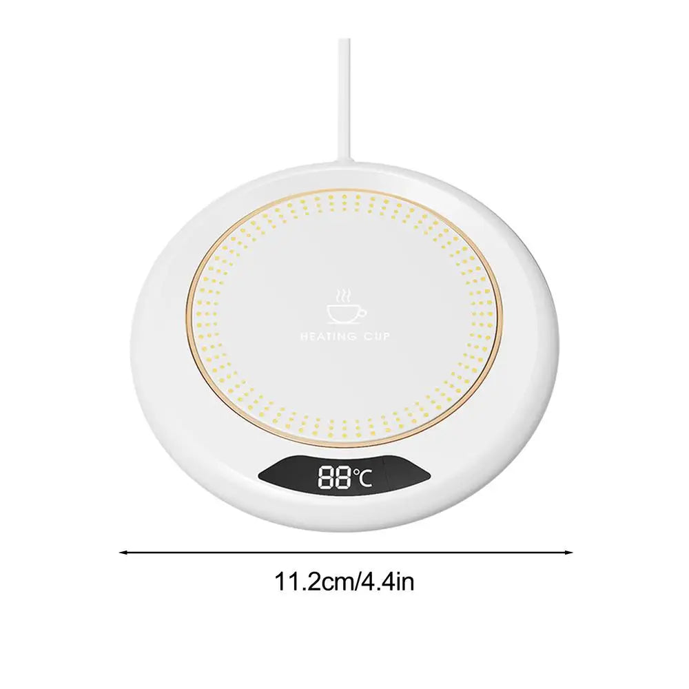 USB Smart Cup Warmer – Digital Thermostatic Coffee Mug Heater
