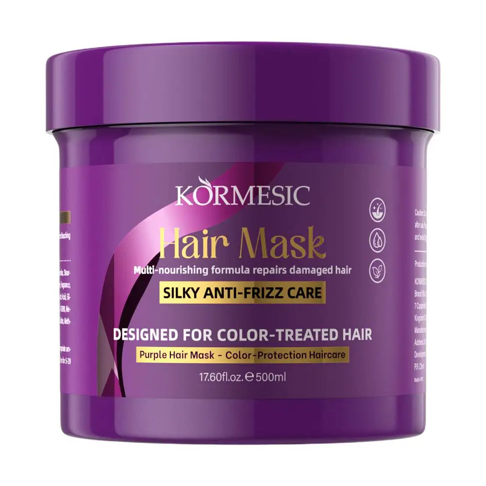 KORMESIC Keratin Hair Mask for Frizzy Color-Treated Hair 500ml