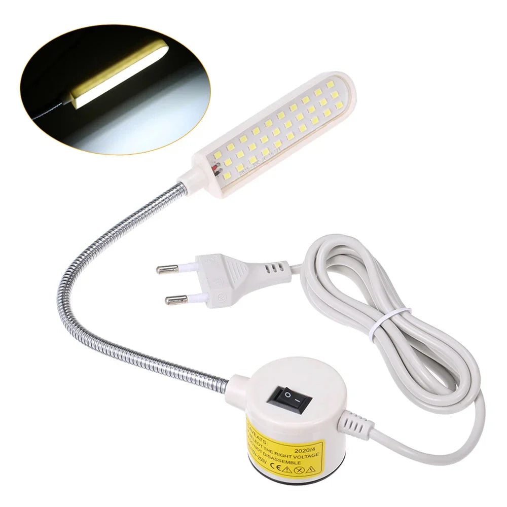 LED Flexible Gooseneck Work Light – Magnetic Base, 10/30 LEDs