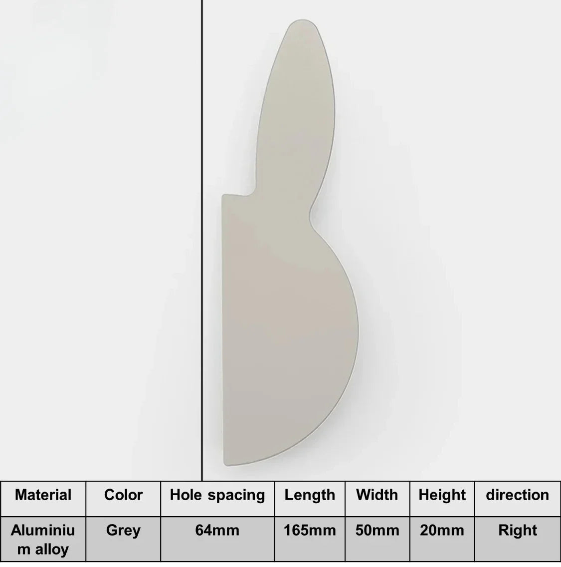 Love Rabbit Cartoon Cabinet Handle – Kids Room Door Pull