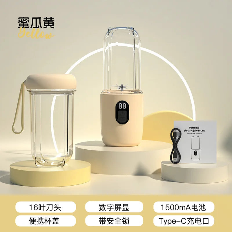 Portable Rechargeable Blender – Electric Juicer & Ice Crusher