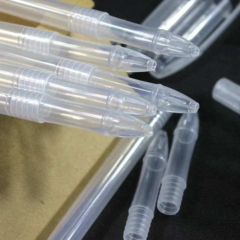 Gel Pen Shell Ballpoint Transparent Cover Clear Stationary Office