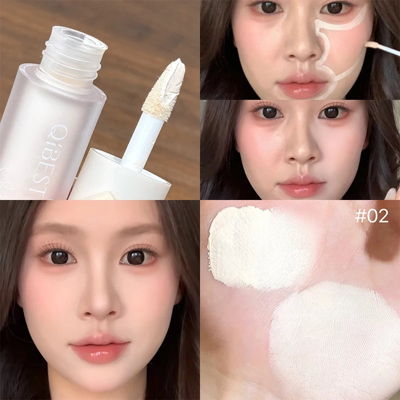 QIBEST Liquid Blush Contour Highlighter Multi-purpose Cream Matte Blusher Cheek Tint Face Contouring Waterproof Lasting Makeup Peaceful Pleasures Health and Wellness 02