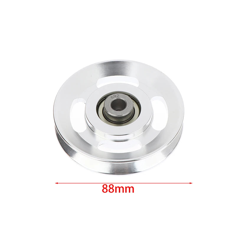 73/88/95/110/114MM Pulley Wheel Aluminium Alloy Bearing Pulley Wheel Replacement Universal Gym Accessory Bearing Pulley Wheel Peaceful Pleasures Health and Wellness 88mm