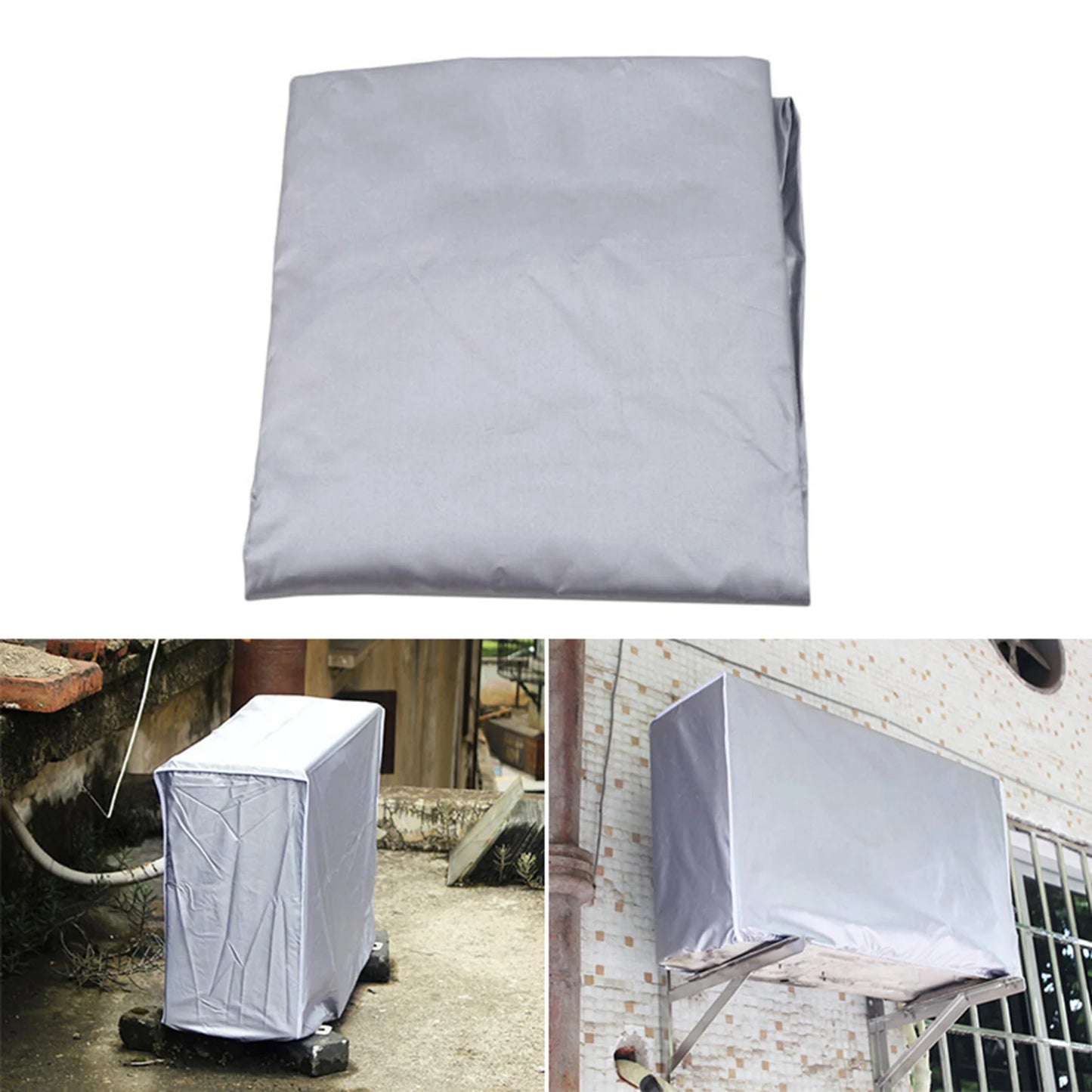Central Air Conditioning Protective Cover Windproof and Snowproof Design Cover for Home Air Conditioner Peaceful Pleasures Health and Wellness