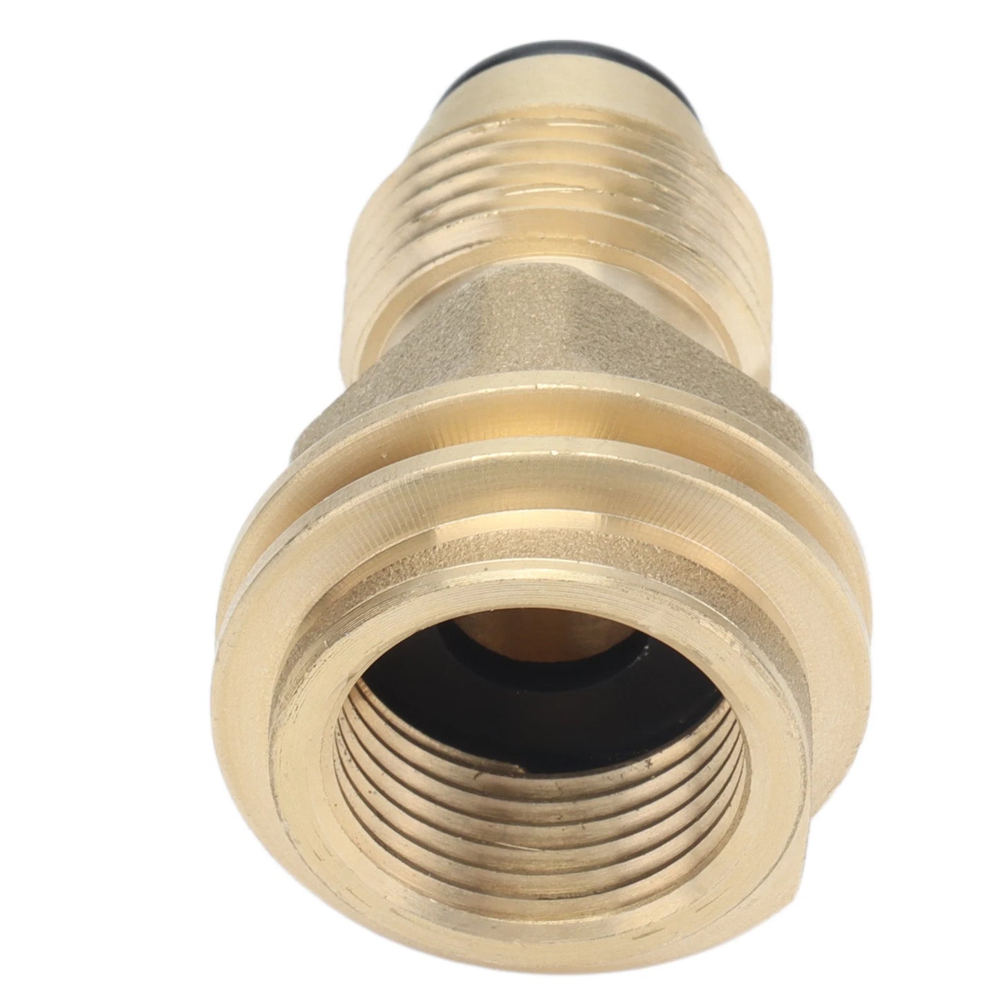 Propane Brass Fittings Adapter Converts LP POL Service Valve to QCC1 Type1 Hose Propane Adapter Peaceful Pleasures Health and Wellness