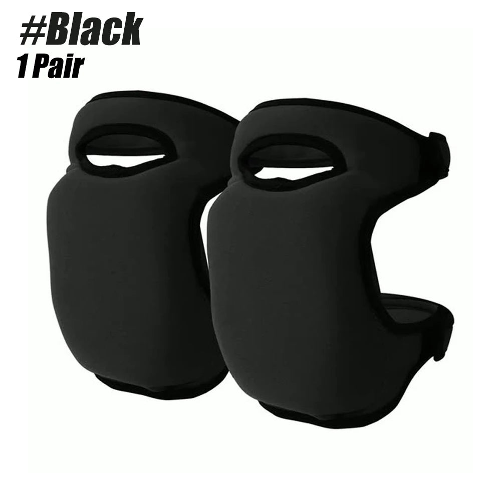 Non-Slip Knee Pads Thick Foam EVA Neoprene Adjustable Straps Protective Knee Pads Peaceful Pleasures Health and Wellness Black
