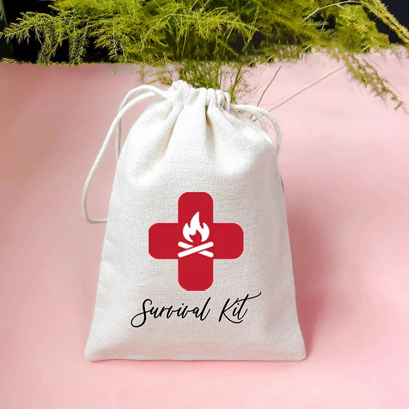 5pc Bachelorette Hangover Survival Kit Bags | Hen Party Gifts