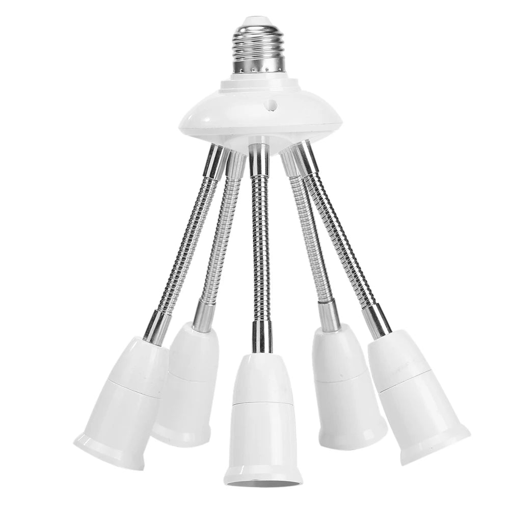 Multi Lamp Holder Adjustable E27 Adapter Converter for LED Light Bulb Socket Peaceful Pleasures Health and Wellness Lamp holder-5
