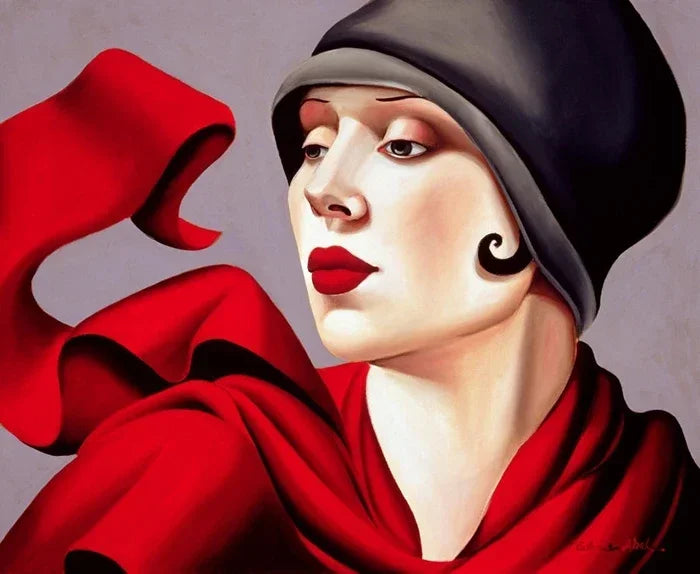 Tamara De Lempicka Posters Abstract Woman Art Canvas Painting and Prints Pictures for Nordic Living Room Aesthetic Decor Cuad Peaceful Pleasures Health and Wellness O 55x75cm