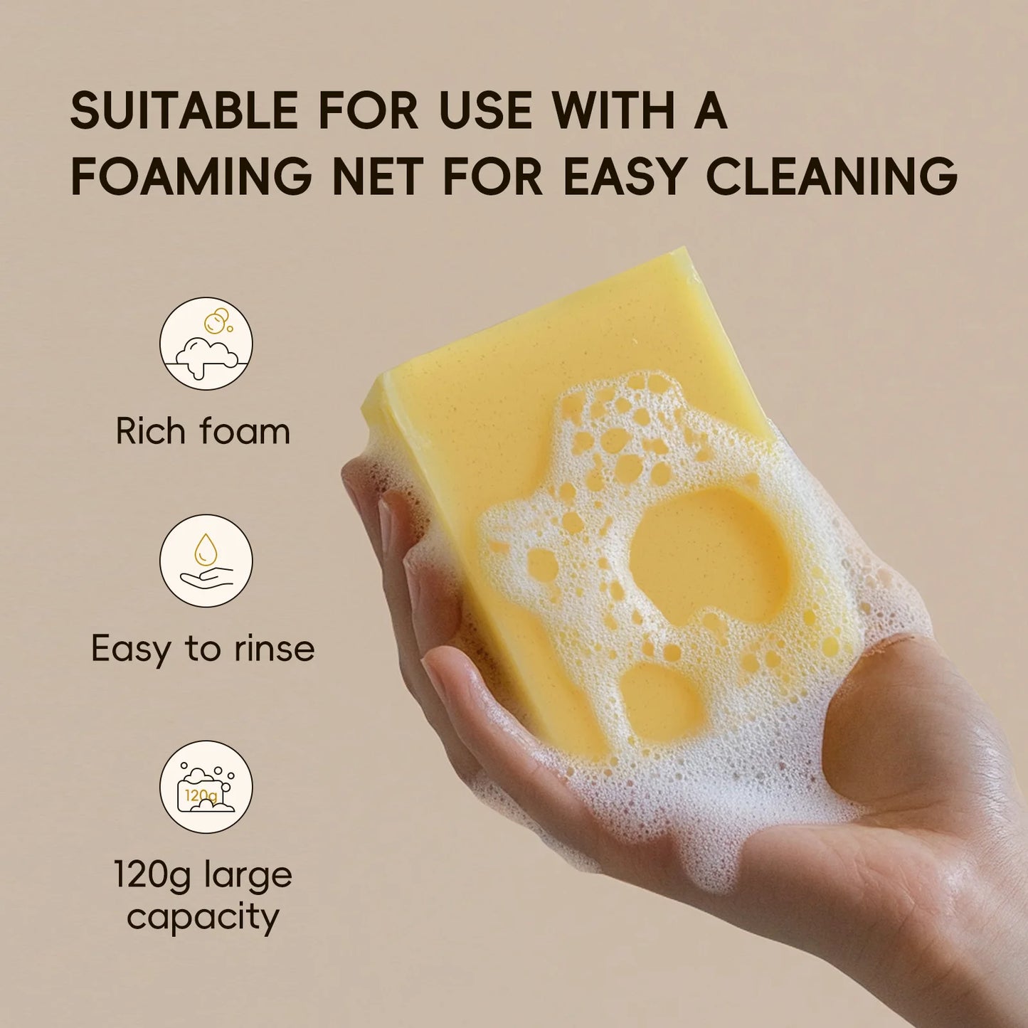 LAIKOU Kojic Acid Soap – Brightening Anti-Acne Face & Body Wash