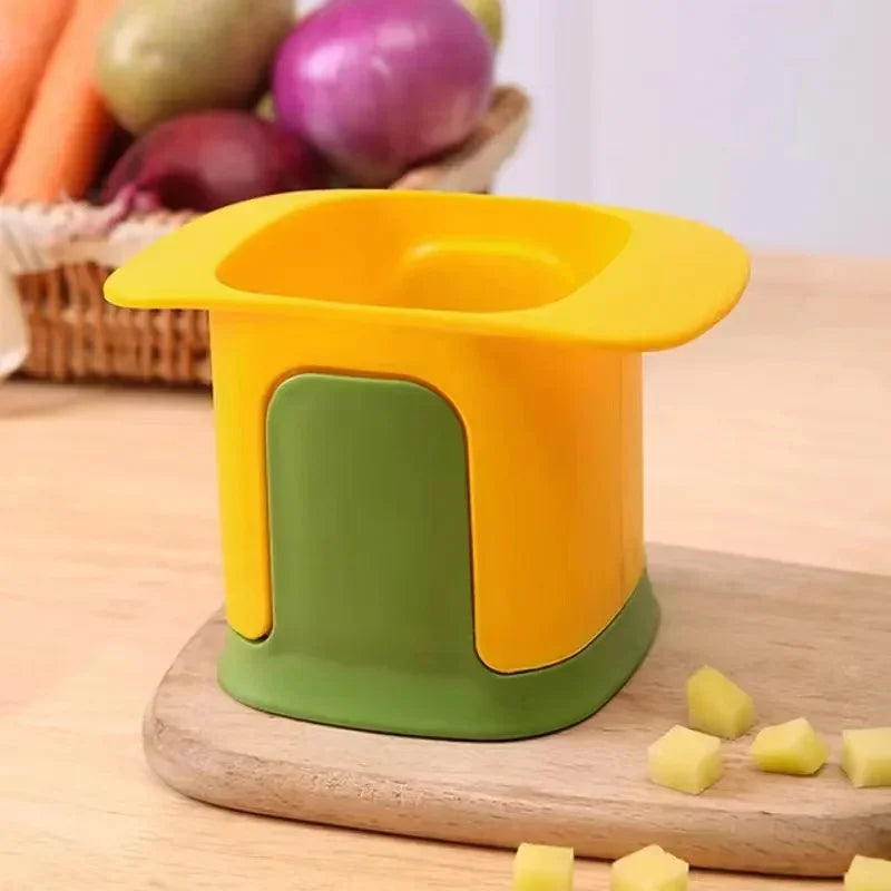 Practical Multi Functional Vegetable Slicer Potato, Carrot Cucumber Slicer Household Vegetable Slicer Ham Slicer Divine Tool New Peaceful Pleasures Health and Wellness YELLOW