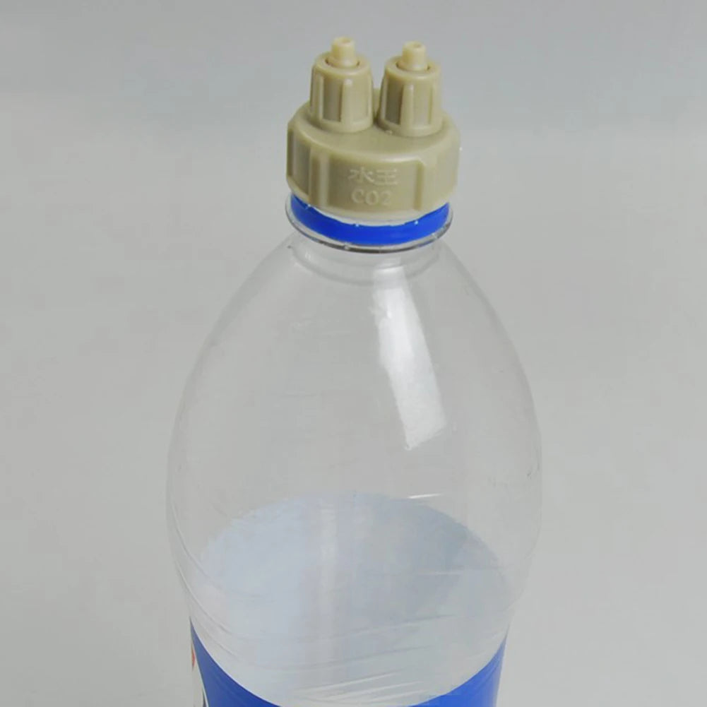 Aquarium CO2 System Generator Bottle Cap Fish Tank Live Plant DIY Air Diffuser Carbon Dioxide Reactor Instrument Peaceful Pleasures Health and Wellness