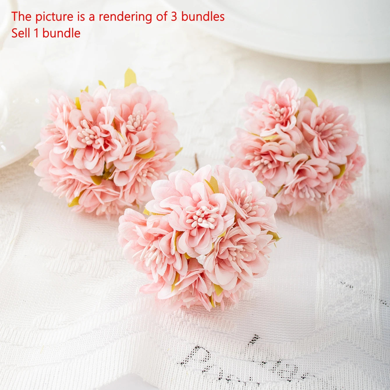 Artificial Silk Mini Rose Bouquets | Wedding & Home Décor