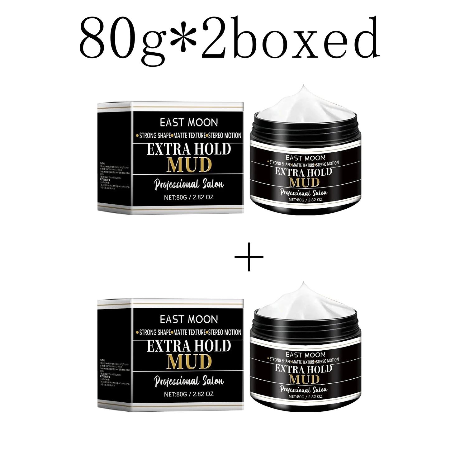 East Moon Keratin Hair Styling Cream | Strong Hold Matte Finish