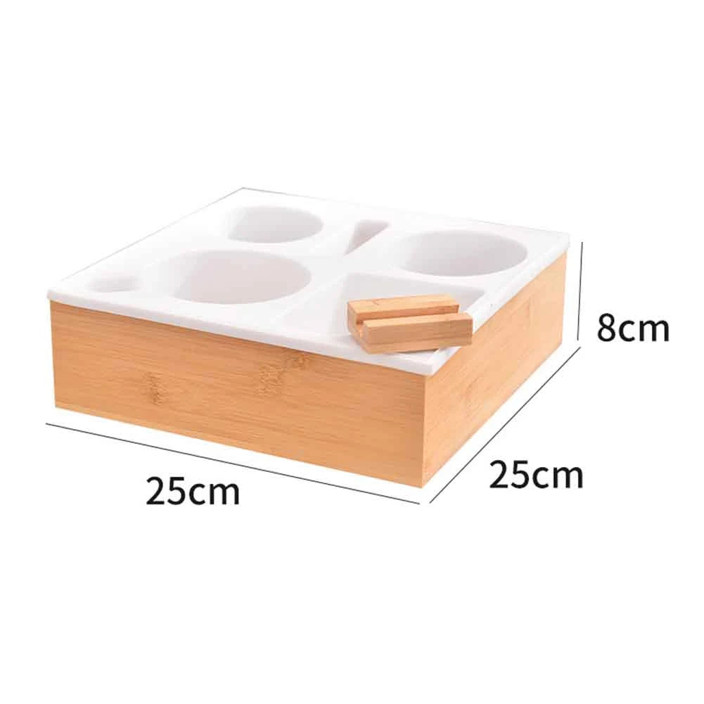 A36T-Car Cup Holder Removable Couch Drink Holder Couch Organizer Handy Couch Tray Wooden Bed Cup Holder For Boat Bed Sofa Peaceful Pleasures Health and Wellness