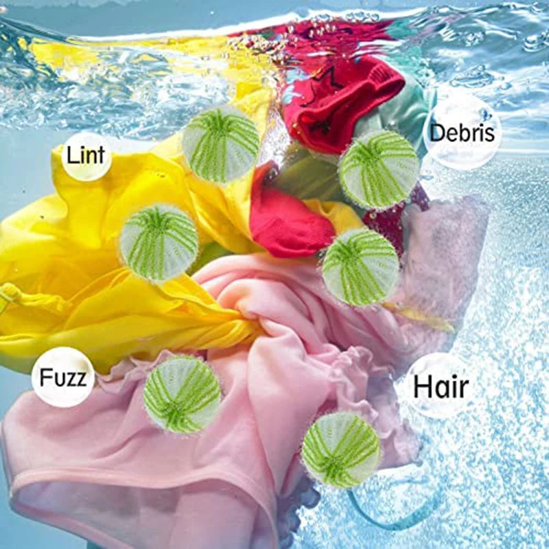 Pet hair remover, laundry fluff ball, reusable and effective, non-toxic, suitable for dogs and cats in washing machines, pack of Peaceful Pleasures Health and Wellness
