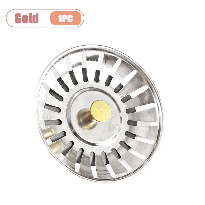 80mm Kitchen Sink Strainer Basket – 2-in-1 Filter & Stopper
