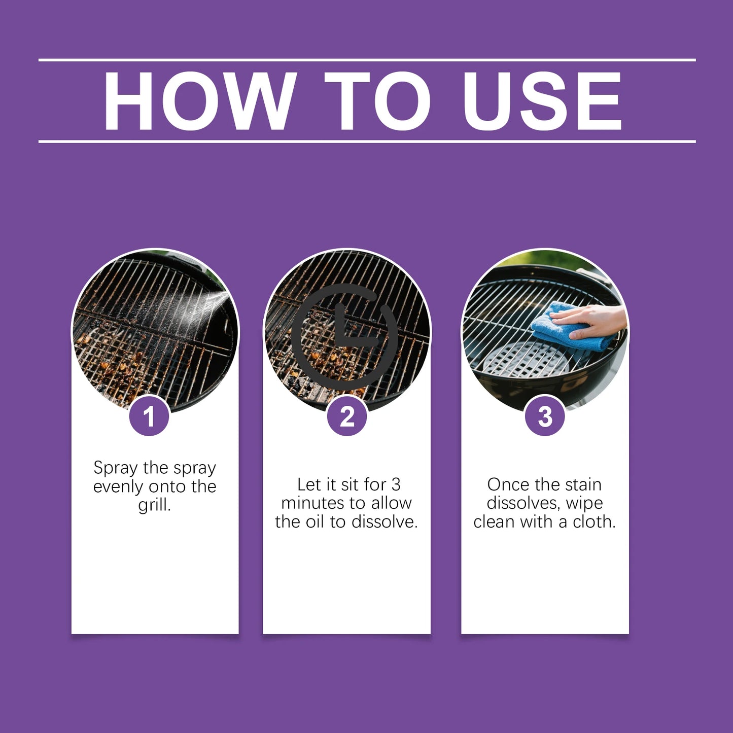 Jakehoe BBQ Grill Degreaser Spray | Heavy-Duty Grease Remover