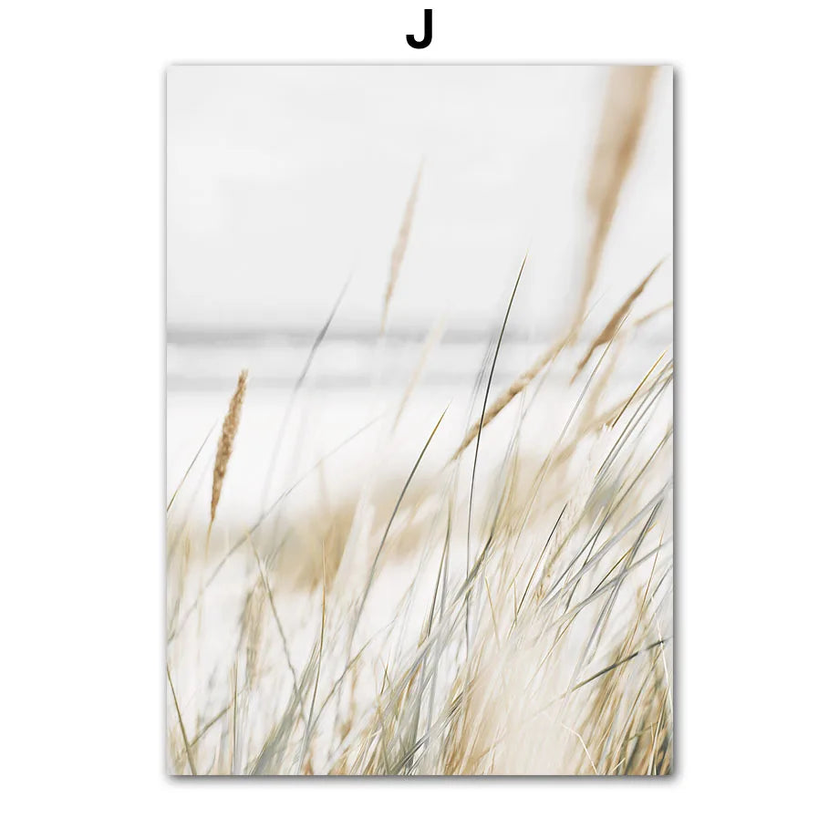 Summer Beach Canvas Wall Art | Surf Landscape Beige Poster Canvas Wall Art Peaceful Pleasures Health and Wellness T80480-10 20x30cm Unframed