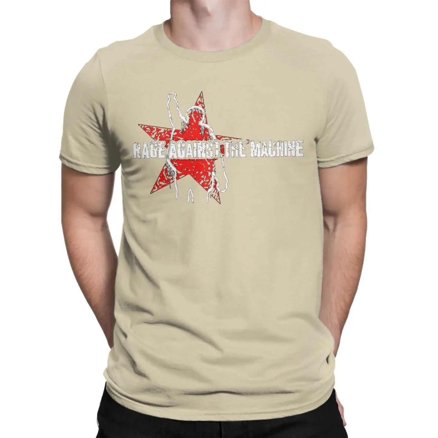 Rages Against The Machines T-Shirt Men The Belle of the Ball Leisure Pure Cotton Tee Shirt O Neck Short Sleeve Plus Size Tops Peaceful Pleasures Health and Wellness