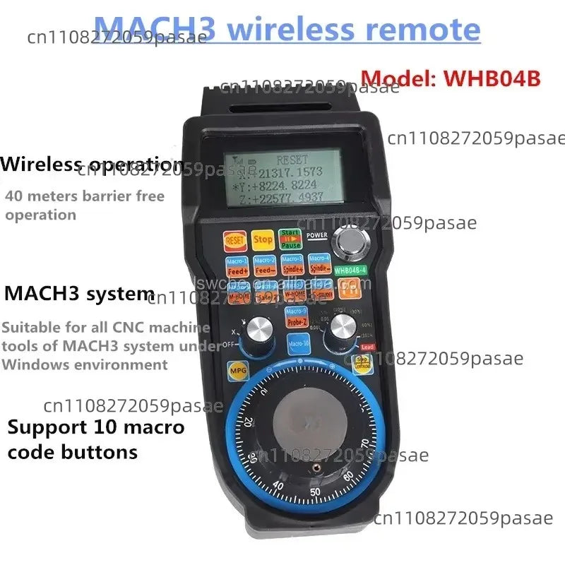 MACH3 Wireless 4/6-Axis CNC Handwheel Pulse Handle – Used