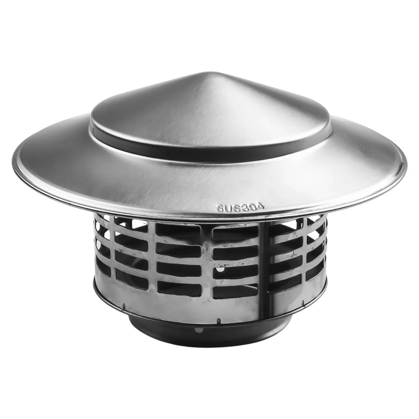 Stainless Steel Chimney Cap 75mm & 200mm – Exhaust Vent Hood