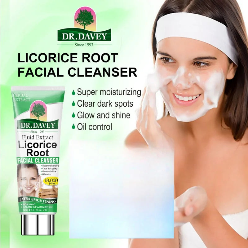 DR.DAVEY Licorice Root Skincare Set – Cream, Mask & Oil