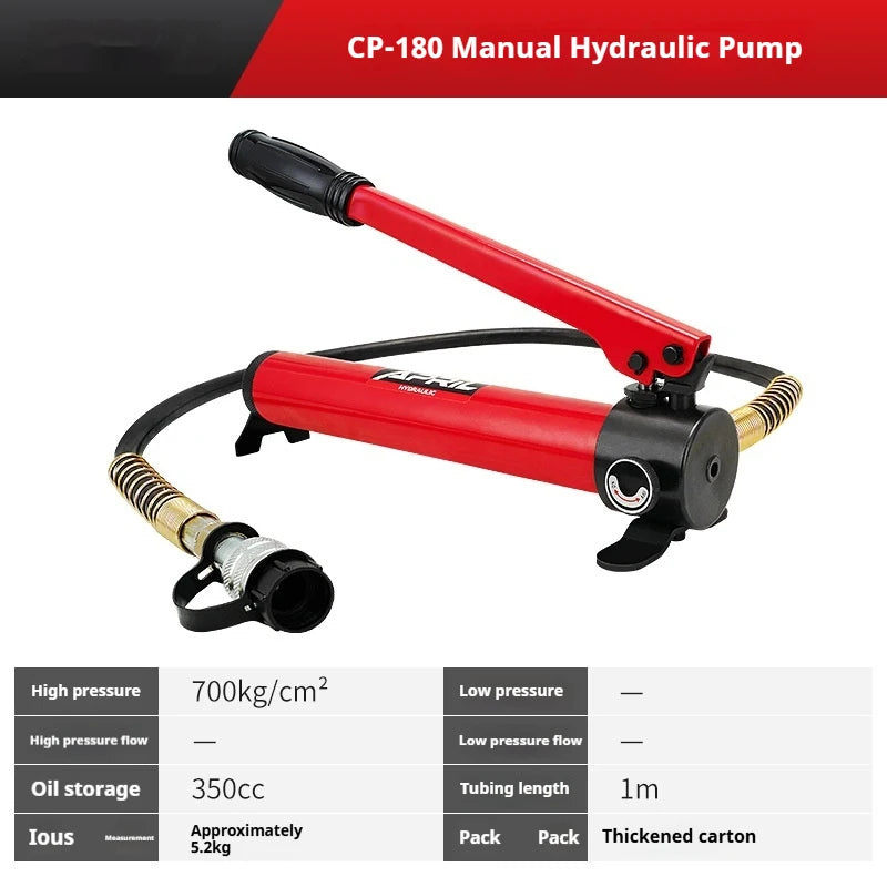 High Pressure Hydraulic Hand Pump CP-180 Manual Hydraulic Pressure Pump Peaceful Pleasures Health and Wellness CP-180