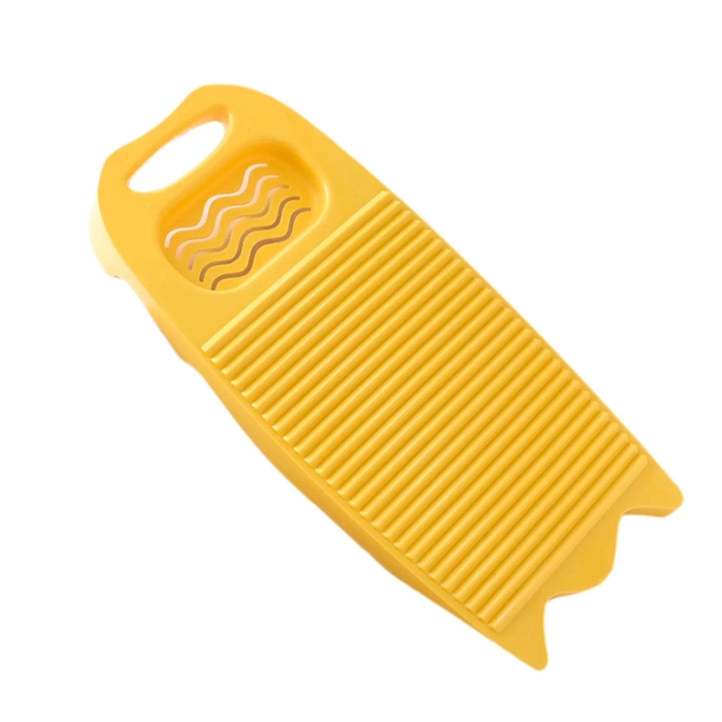 Wash Board Thickened Hand Wash Laundry Boards Dirty Clothes Washboard with Soap Holder Design for Underwear Lingerie Cleaning Peaceful Pleasures Health and Wellness Yellow